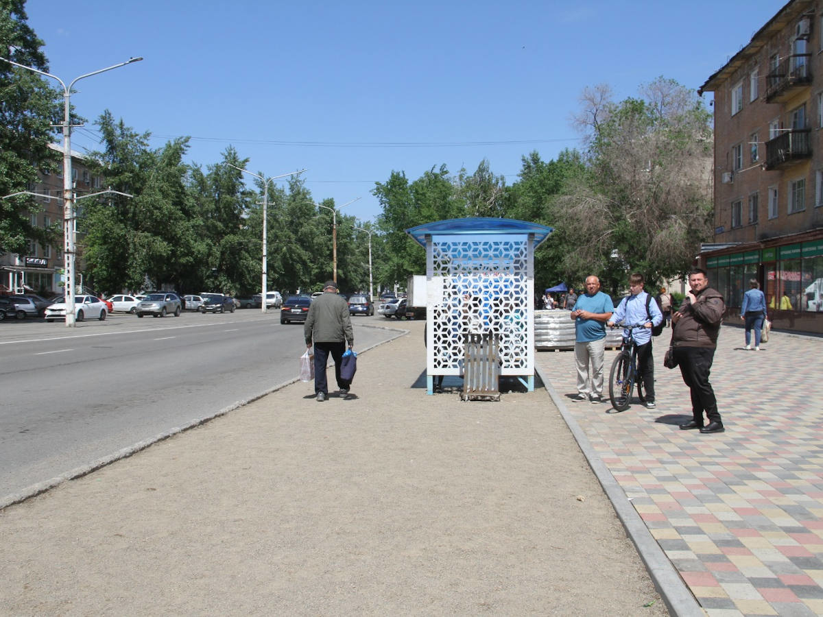 В Усть-Каменогорске в районе центрального рынка установят теплую остановку