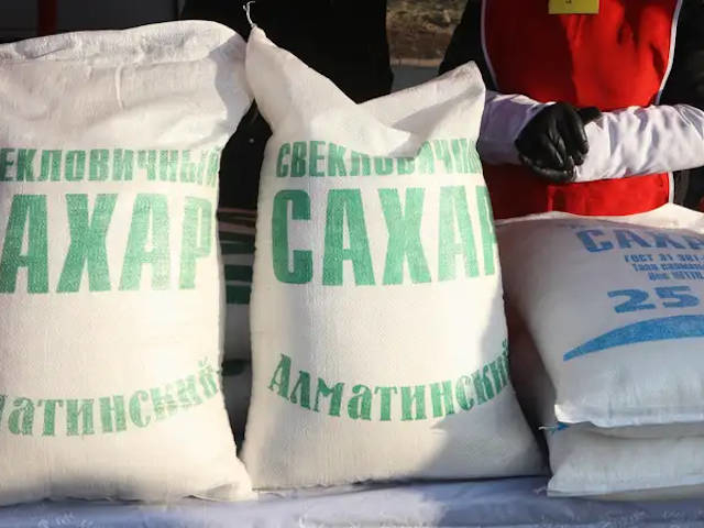 Запрет на вывоз сахара ввели в Казахстане