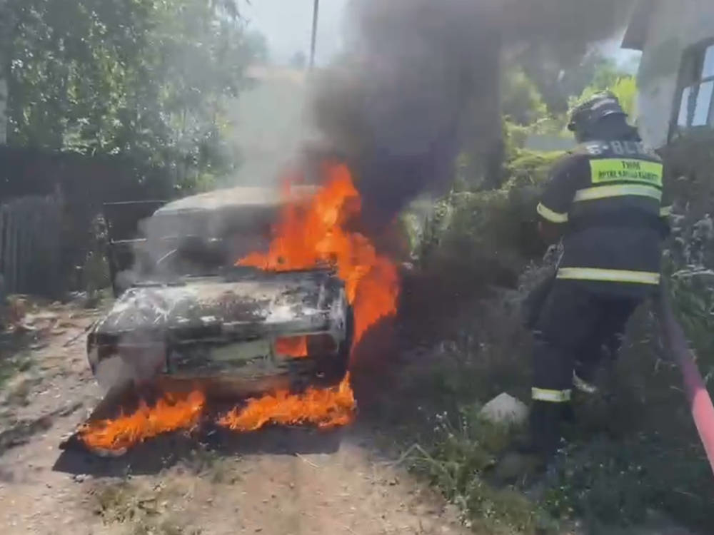 В Усть-Каменогорске загорелся еще один автомобиль