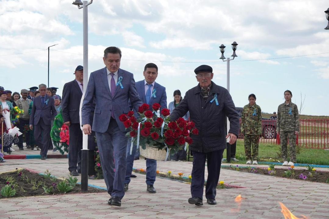 В районе Самар почтили память трёх Героев Советского Союза – уроженцев села Подгорное