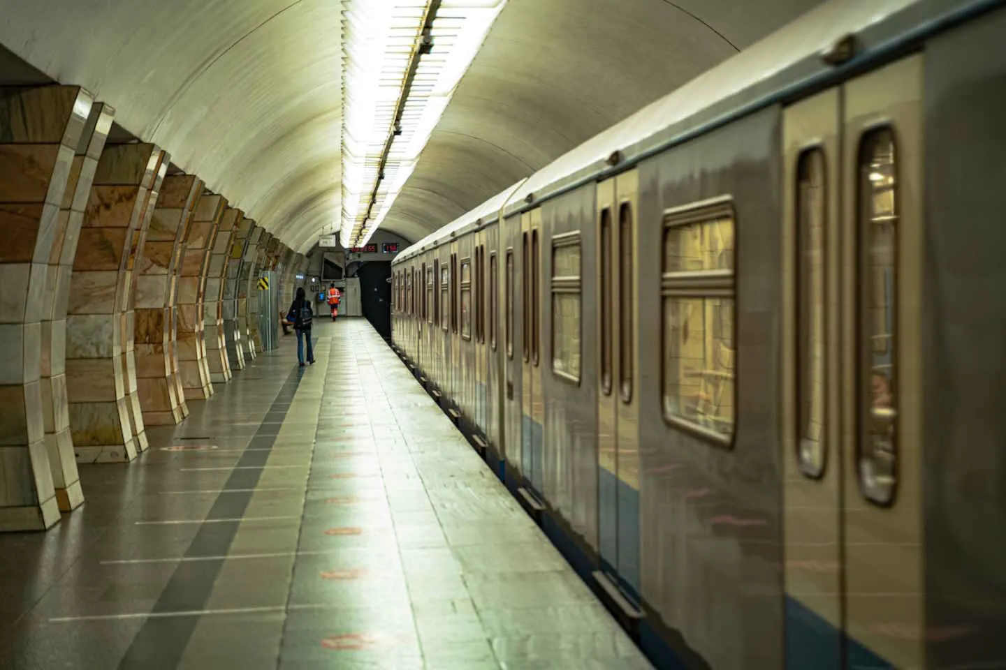 В московском метро столкнулись два поезда