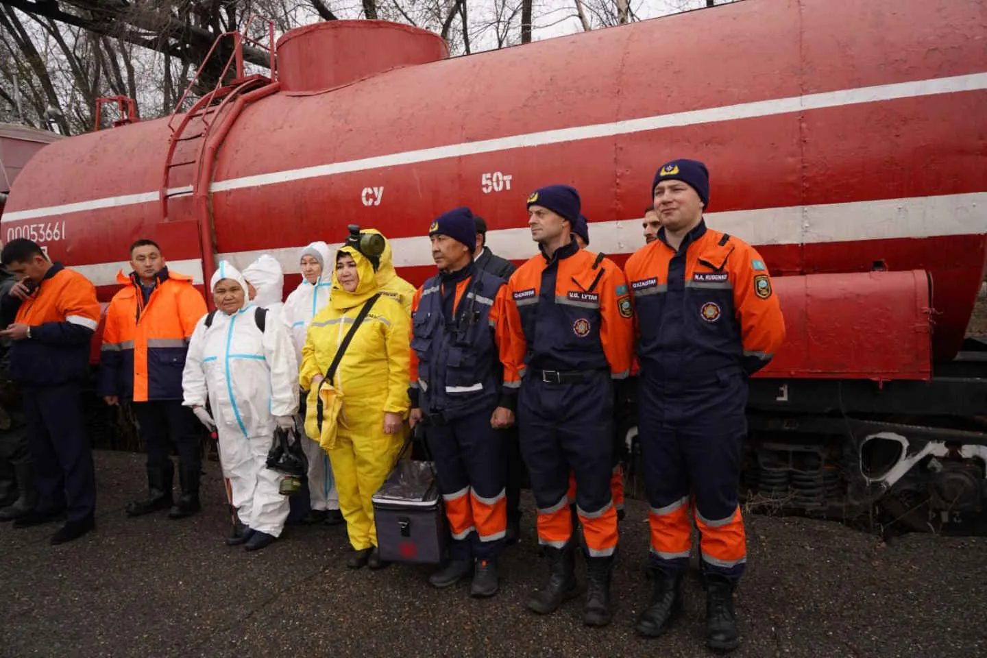 В Усть-Каменогорске прошли учения по ликвидации ЧС на железной дороге