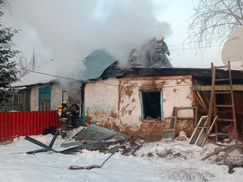 В городе Алтае в пожаре погиб мужчина