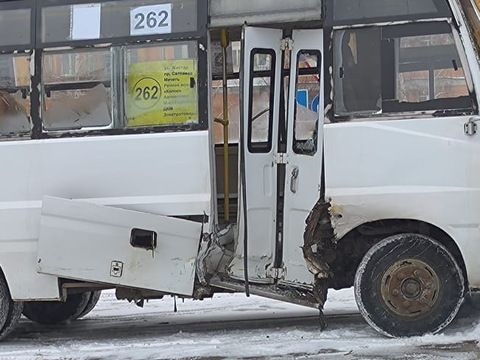 ДТП с маршруткой произошло в Усть-Каменогорске