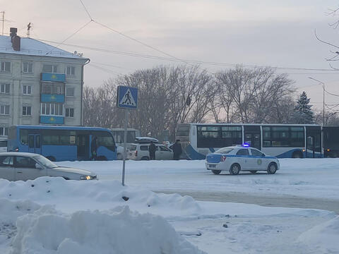 ДТП с общественным транспортом произошло в Усть-Каменогорске